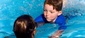 Teaching children to swim