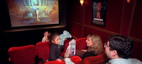 family movie night at home