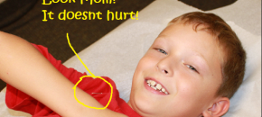 children overcoming fear of needles
